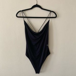 Abercrombie drapey cowl neck bodysuit